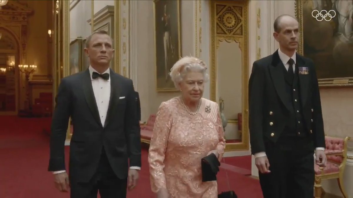 #OTD 14 years ago. Queen Elizabeth II made a surprise acting debut alongside Daniel Craig's James Bond in a famous short film titled "Happy and Glorious" for the Opening Ceremony of London 2012 Olympics on 27 July 2012.