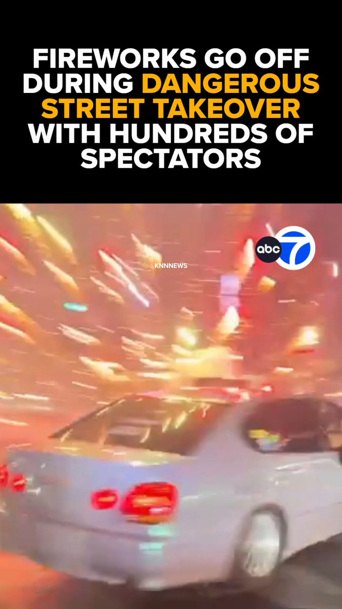 Hundreds of people gathered for a massive street takeover in Watts overnight, with fireworks being set off and cars doing dangerous donuts near spectators. It comes as police work to curb such incidents across Los Angeles County, but are those efforts working? We're following the latest this morning on ABC7.