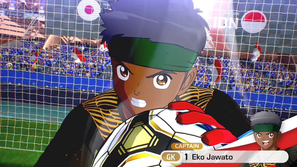 Only Jawato's spark is needed to light up Indonesia's game! Pre-order CAPTAIN TSUBASA 2: WORLD FIGHTERS now: #CaptainTsubasa #WorldFighters