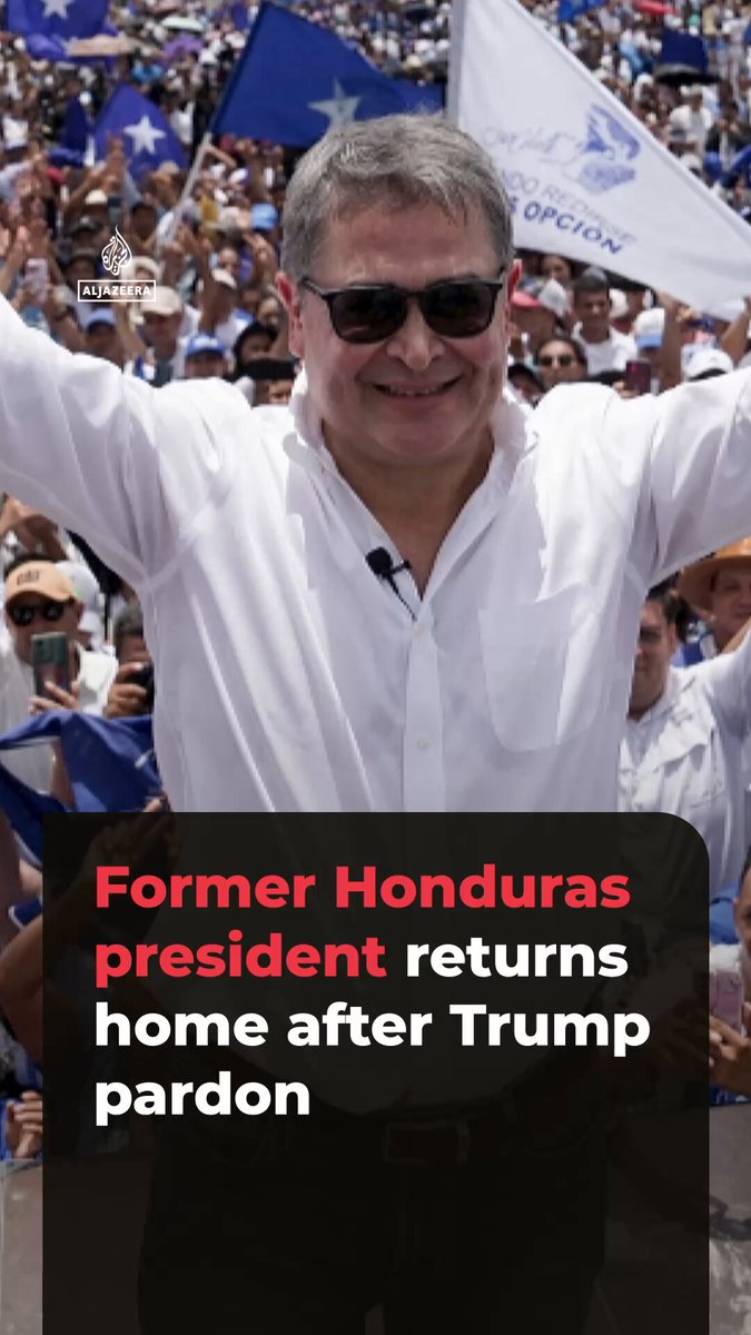 Former Honduran President Juan Orlando Hernandez has returned home eight months after Donald Trump pardoned him from a 45-year US prison sentence for drug and arms trafficking. The 57-year-old now faces fraud and money laundering charges in Honduras.
