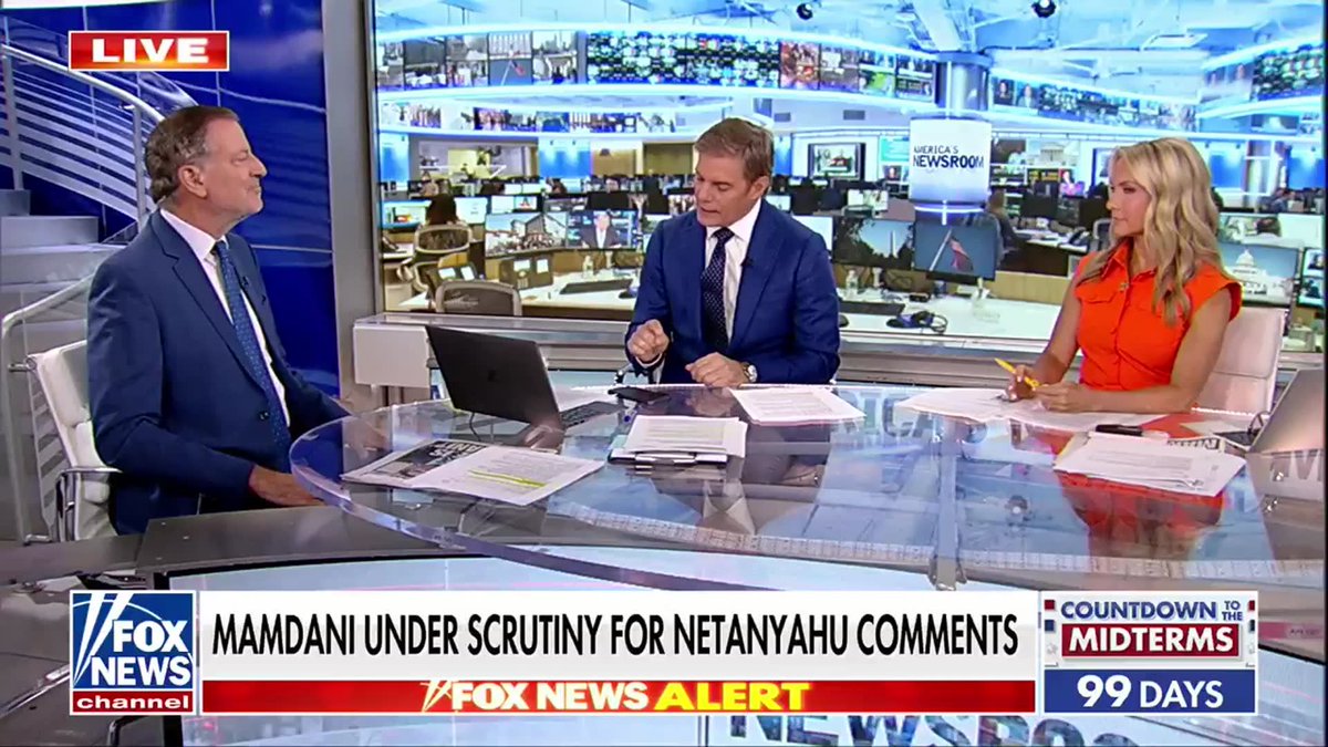 WATCH: Bill de Blasio sides with Zohran Mamdani calling Israeli PM Benjamin Netanyahu a war criminal for his actions in Gaza. HEMMER: “So you came on our show today to call Benjamin Netanyahu a war criminal?” DE BLASIO: “I didn't come here to call him that. You asked me a question.” HEMMER: “Do you, and you believe that to be the case?” DE BLASIO: “I absolutely believe that.” Former NYC mayor Bill de Blasio argues Israel's response to the October 7 Hamas attack has caused massive civilian deaths while rejecting claims the strikes are justified. | BILL HEMMER Dana Perino America's Newsroom