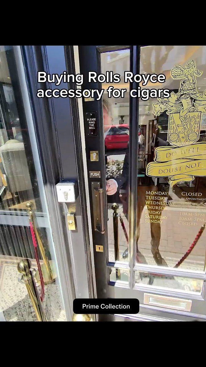 Buying Rolls Royce accessory for Cigars.