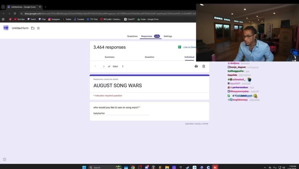 PlaqueBoyMax reacts to BabyBartier and writes his name down as a potential pick for his next Song Wars 👀 “I’m not gonna lie, that sh*t fire.”