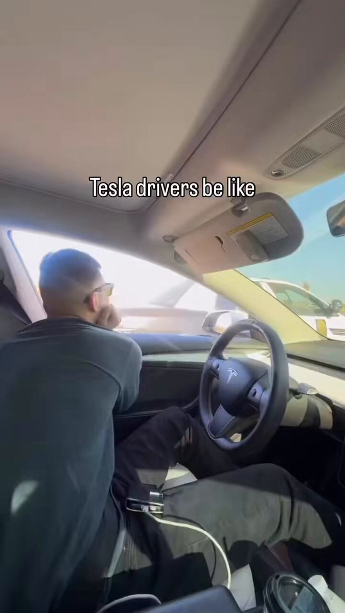 Tesla drivers be like 😱😂