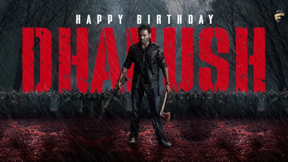 To the name that never stops surprising cinema ✨ Dhanush 🌟 Wishing you another incredible year of stellar performances, record-breaking successes, remarkable milestones, and boundless joy ♥️ #HappyBirthdayDhanush Sreyas