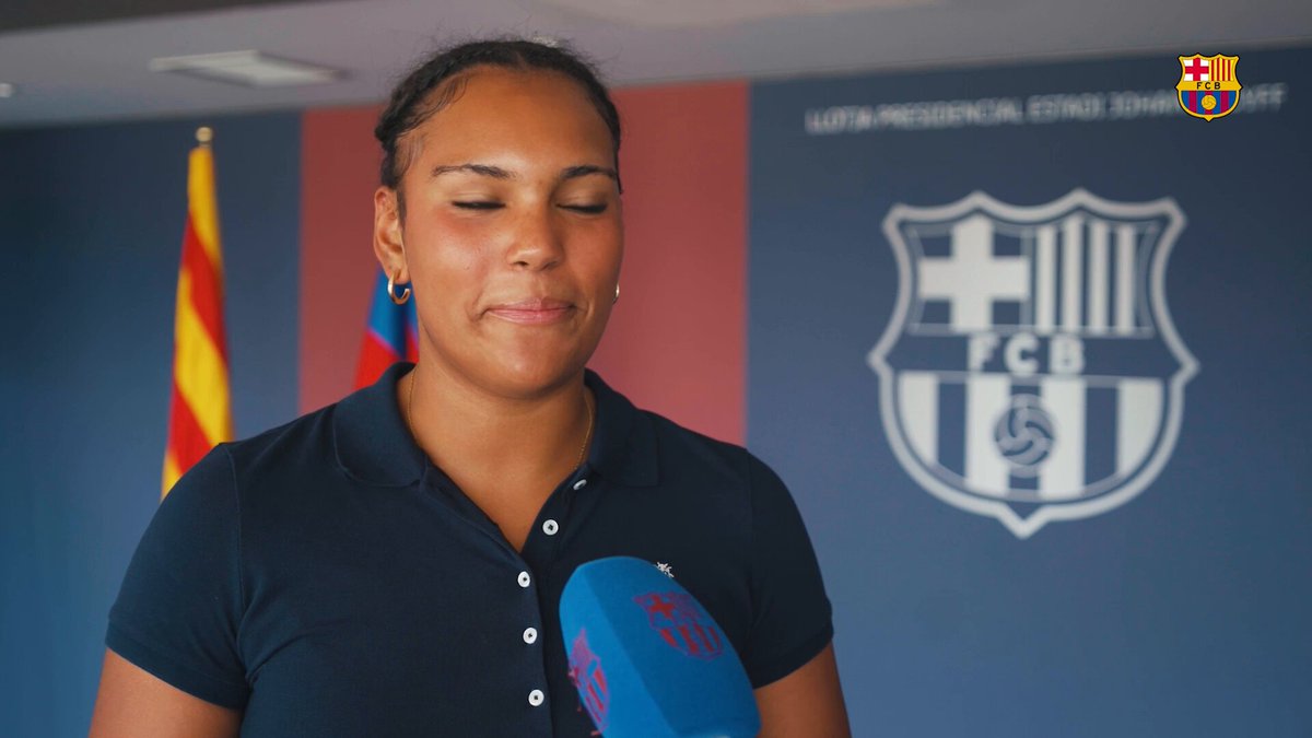 ❝Estic molt orgullosa d’arribar a un club amb tanta història.❞