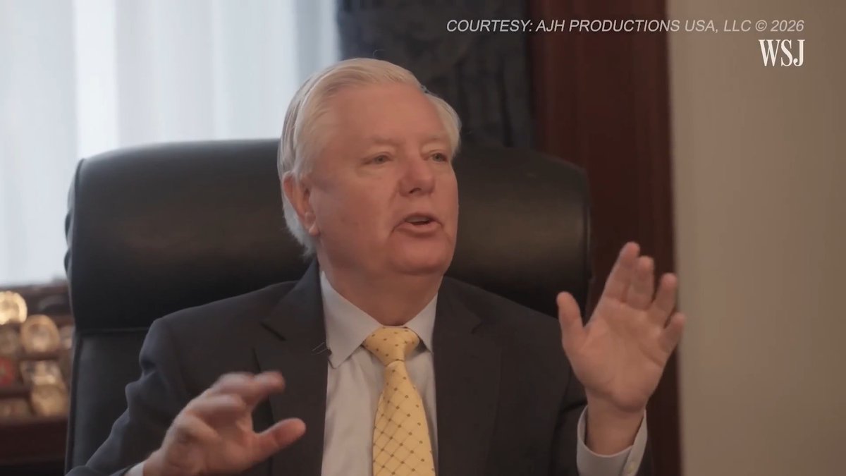 Now-deceased Sen. Lindsey Graham gleefully celebrates the start of the Iran War in newly-released video: "Look what we've done here! I almost cried. ... How long have we been pushing this?"