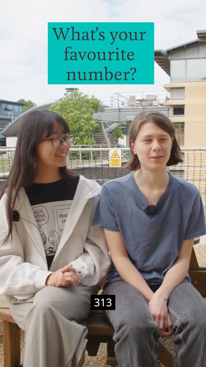 What's a maths student's favourite number? 🤔🔢 We asked some of our students to tell us their favourite number, and why. The answers were as surprising (and calculated) as you'd expect 😉 Now it's your turn! What's your favourite number? ➖➕ A big thank you to the students from the Faculty of Mathematics for taking part in this video 👏