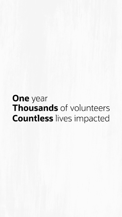 Thank you to our Oracle Volunteers for contributing thousands of hours each year to educate, inspire, and protect our environment around the globe.