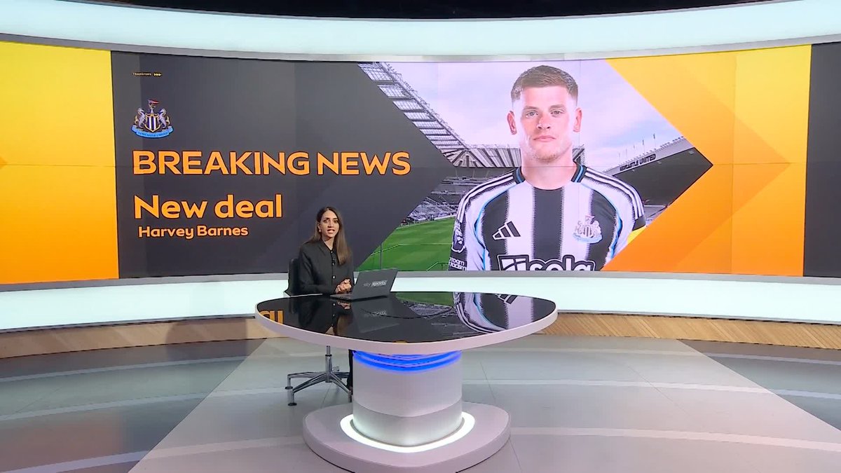 BREAKING: Newcastle winger Harvey Barnes has signed a new long-term contract at the club 🚨 The 28-year-old had two years left on his existing deal ✍️