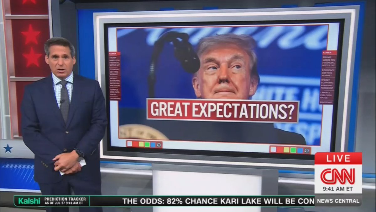 Harry Enten: Nearly 3 in 5 voters say that Trump is making them financially worse off. Just 13% are saying Trump is making them "better off." These are absolutely devastating numbers.