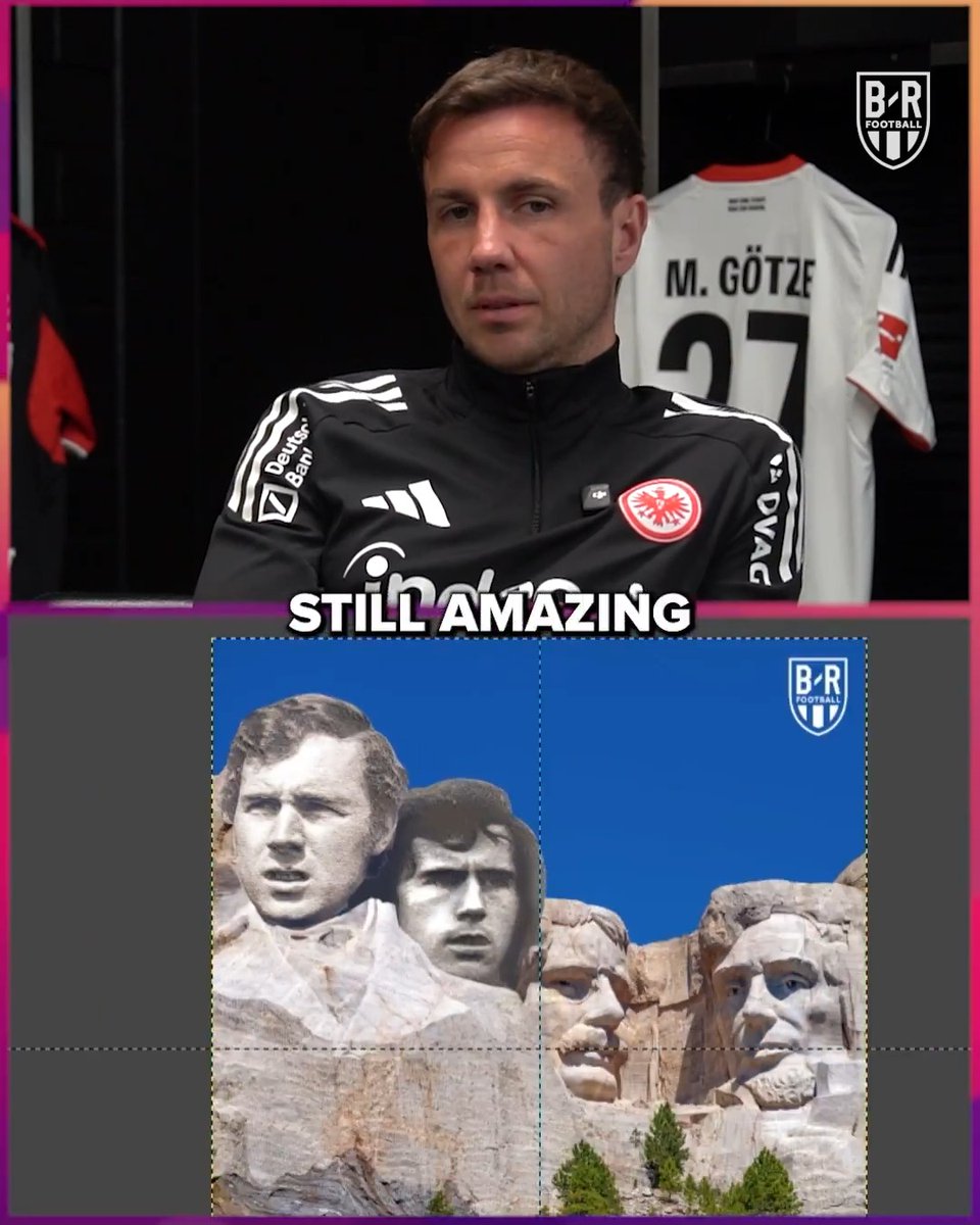 Mario Götze gives his Germany Mount Rushmore ⛰️🇩🇪