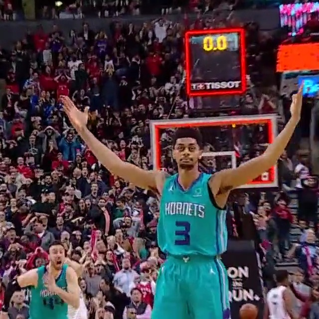 As a Kawhi fan I’ll never forget this shot, Jeremy Lamb literally lost the ball and threw it up there to beat the Raptors Luckiest shot ever