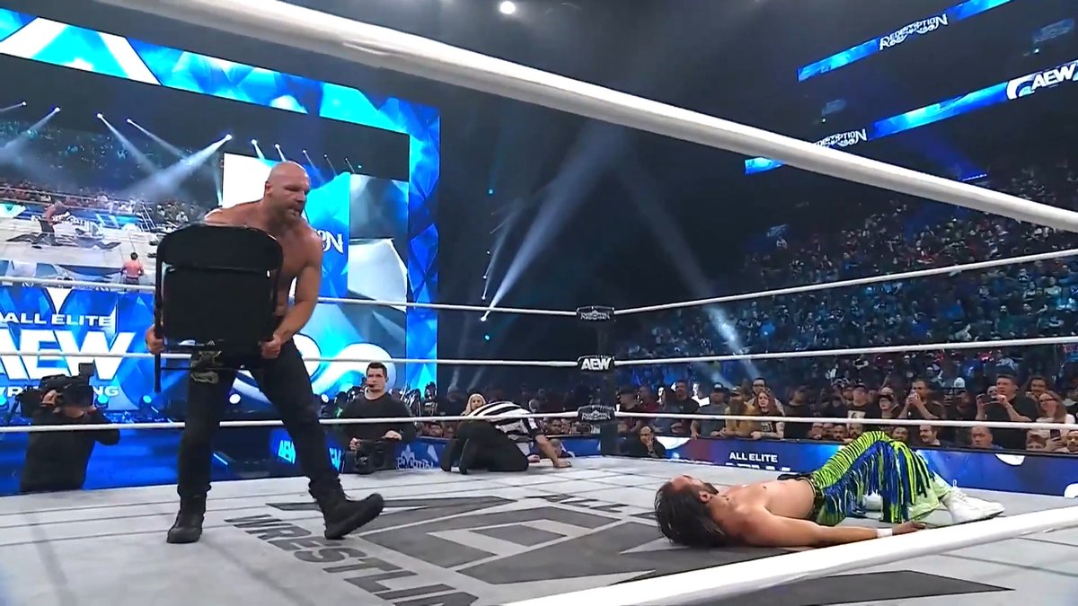 Dissent between Death Riders Jon Moxley & Will Ospreay • ウィル・オスプレイ allowed the @YoungBucks to pick up a MASSIVE win on their journey back to the AEW World Tag Team Championship! Watch the #AEWRedemption replay RIGHT NOW on @HBOMax PPV!