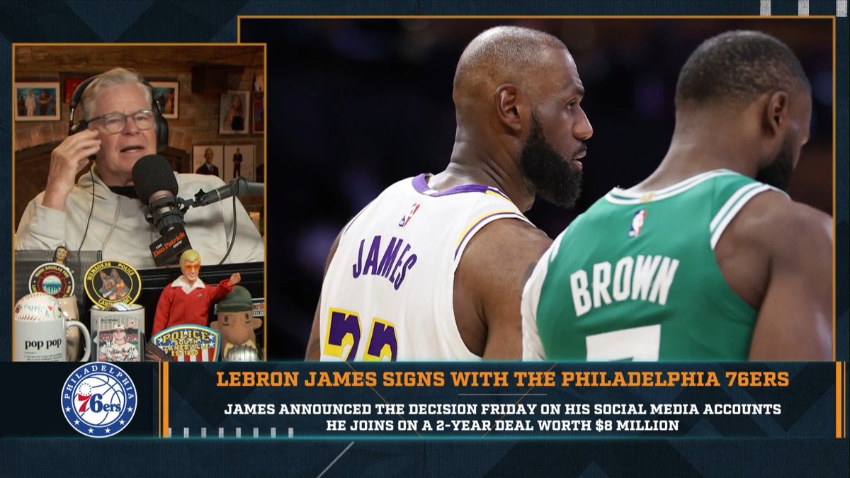 "I have no problem with what LeBron James did – none... You want to go to Philadelphia because you have the best chance to win? You've earned that right!" – DP on Charles Barkley's "stacking teams" comments about LeBron James joining the #76ers