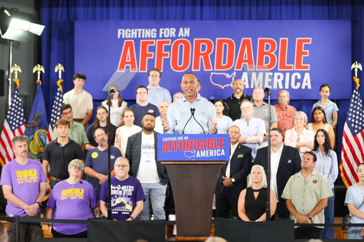 Work hard. Play by the rules. Live the good life. House Democrats are fighting for an Affordable America.