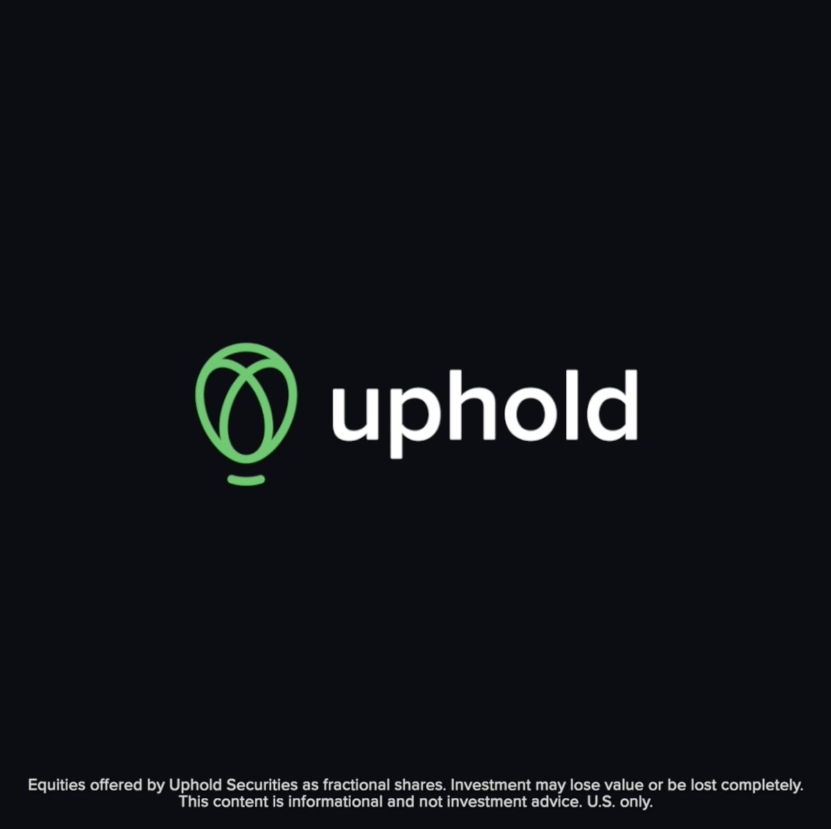Moving between asset classes should be effortless. Uphold CEO Simon McLoughlin shares how we’re bridging crypto and traditional finance with our latest launch. Full breakdown ↓ Offered by Uphold Securities as fractional shares. Investments may lose value or be lost completely.