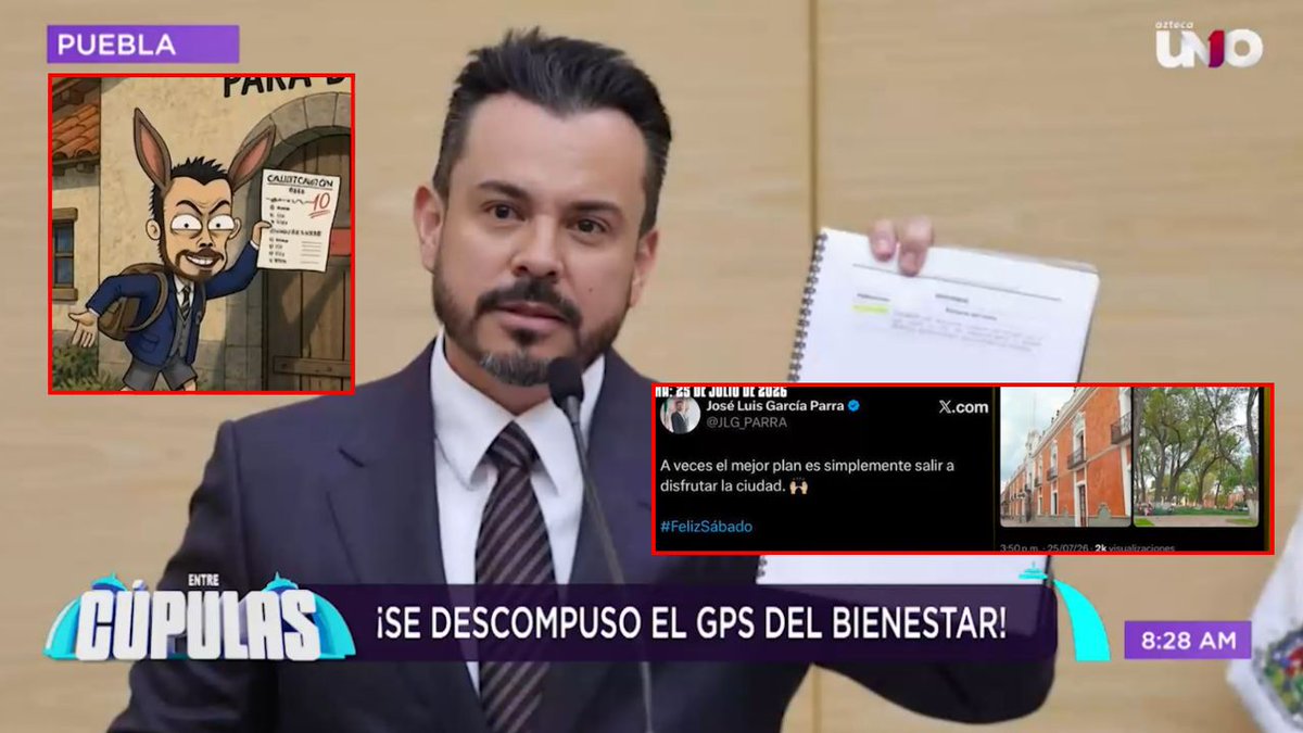 #SátiraCupulosa 🎭📍 ¿Se perdió el GPS del territorio? José Luis García Parra presumió Puebla en redes… pero terminó mostrando Tlaxcala. El coordinador de Gabinete no se ubica y así quiere construir un CABLEBÚS🚠‼️