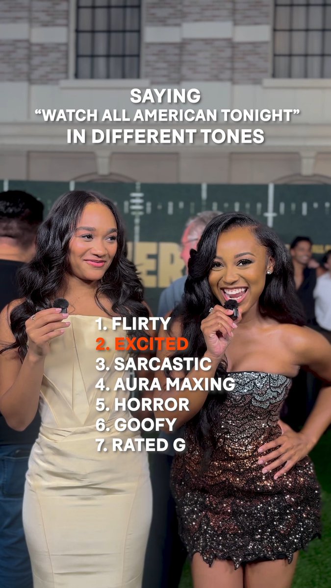 The sign you needed in different tones 👀 Catch a new episode of #AllAmerican airing TONIGHT at 8/7c on The CW!