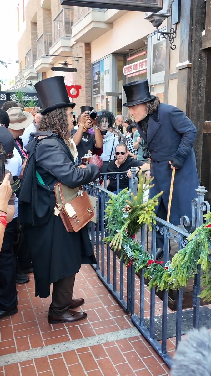 We have to wait till Thanksgiving? Bah! Humbug! Watch the surprise appearance at Comic-Con, and set your reminder to see Johnny Depp in EBENEZER: A CHRISTMAS CAROL, 11/13