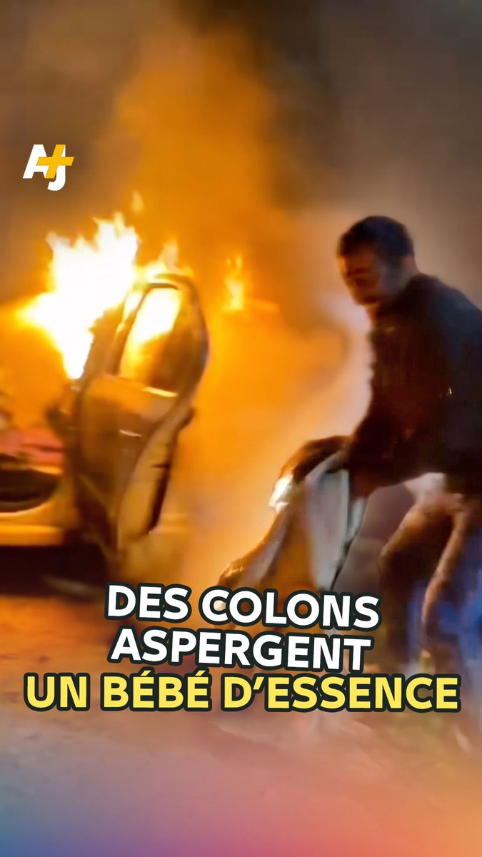 Environ 30 colons israéliens ont attaqué de nuit un village palestinien. Ils s’en sont pris à des femmes enceintes, à des enfants, et ont tout incendié sur leur passage :