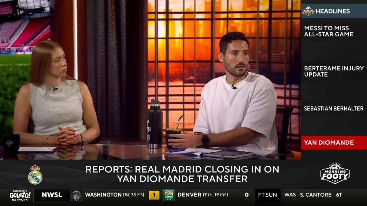 "When he sharpens his craft, it feels like he's going to be an extraordinary footballer." Nico Cantor and Tony Meola look at what Yan Diomandé could potentially bring to Real Madrid ⚪️