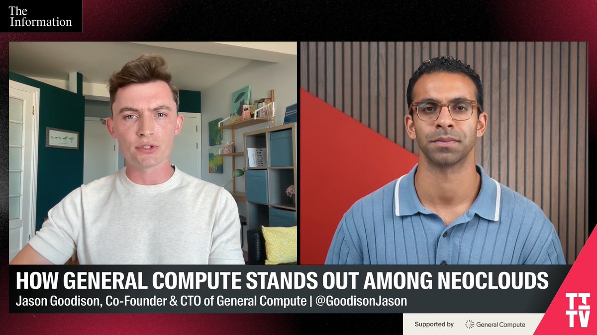 Open-weight AI models are gaining traction. General Compute Co-founder & CTO Jason Goodison explains why companies are making the shift: "These open weight models are something people are using to keep their data private and also get better unit economics and just better AI in general that's optimized for their use cases.” “And that's why we're seeing a big shift to it." Supported by General Compute