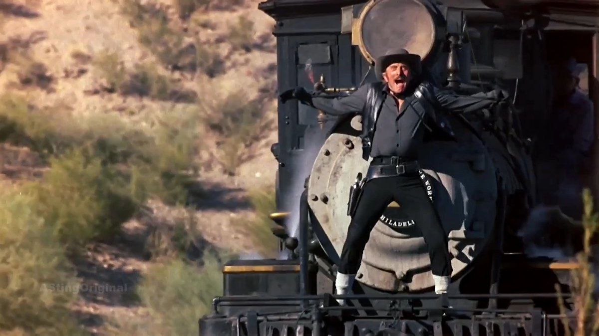 The Villain (aka Cactus Jack) turns 47 today. Shot like a live-action Looney Tunes, Kirk Douglas, Ann-Margret, Arnold Schwarzenegger, and a very clever horse gleefully defy physics and logic in this Wile E. Coyote-style western. They even do the painted-wall drive-through gag.