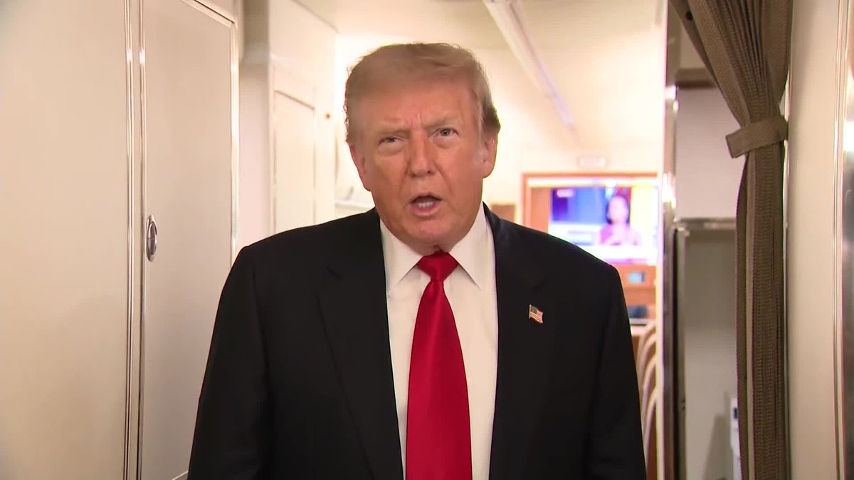 President Donald Trump says the US and Iran are talking about trying to reach a deal to end the war