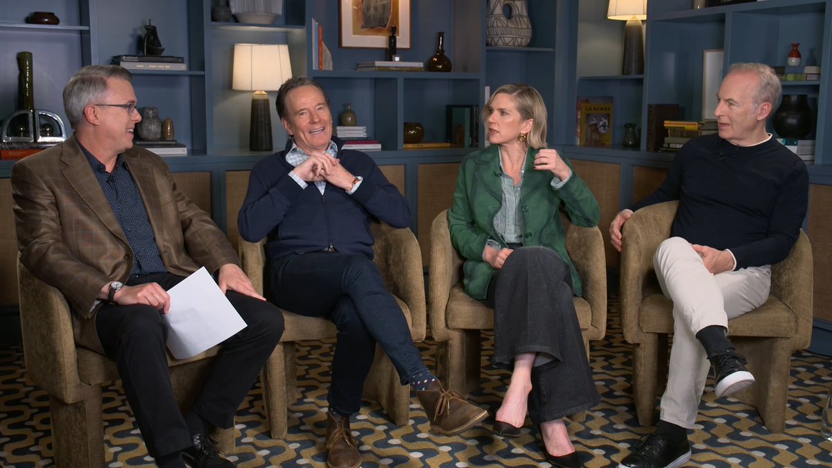 Vince Gilligan created some of television's most iconic characters, but which role would he want to play most? Bryan Cranston, Rhea Seehorn, and Bob Odenkirk have a few ideas. Watch the full conversation on Apple TV’s YouTube. #Pluribus