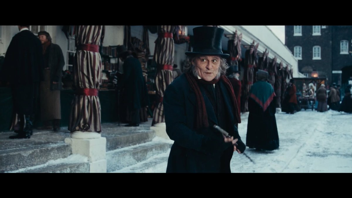 Johnny Depp is Ebenezer. 🎩 Watch the new #EbenezerMovie trailer now.