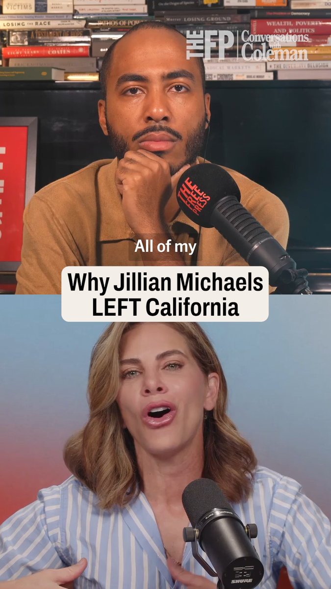 “I watched Gavin Newsom quite literally destroy my home…And I just started to feel that it was a terrifying police state with riots and looting and chaos that was being condoned.” Jillian Michaels on the decision to leave her home state of California. Watch the full episode: