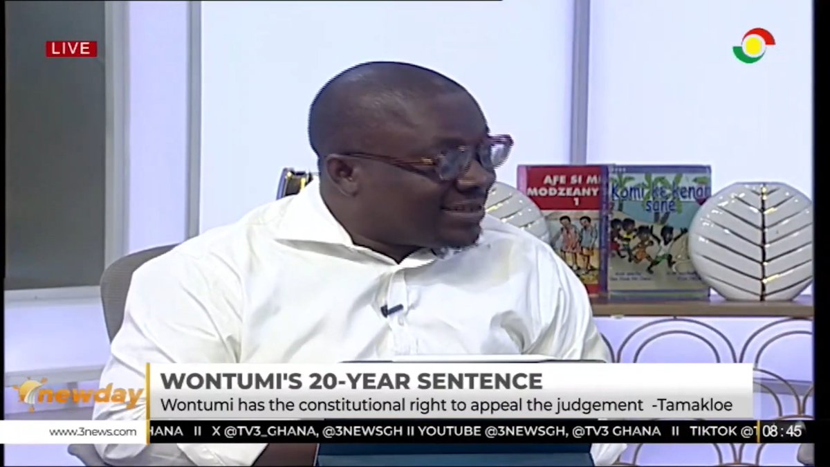 Wontumi's 20-Year Sentence: The judgement given, in my opinion, is justice granted to the people of Ghana. - Andrew Appiah-Danquah, Director of Legal Affairs, United Party #TV3NewDay #TV3GH