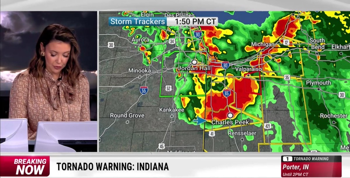 Meteorologist Felicia Combs has a look at the radar as we track multiple tornado warnings: