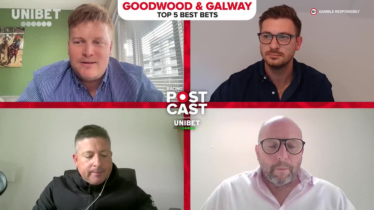 🐎 Racing Postcast with Unibet Racing 🏇 🌟 Best Bets 🌟 ednicholson gives us his FIVE best bets at Glorious Goodwood 👀 Watch HERE - 18+ Gamble Responsibly