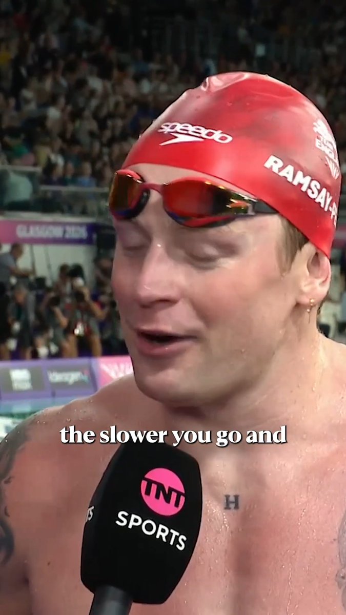 "Sometimes the hard times are more important than the good times." Adam Ramsay-Peaty opens up after claiming bronze in the 50m breaststroke 🥉