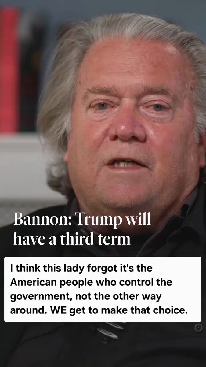 There are few people on this planet that I despise more than this monster. Bannon is not doing this to be controversial, it is an imperative if he and his cabal are to stay out of jail. Be in no doubt they are already gaming this and the steps required to facilitate it. Bannon is also behind much of the strategic planning in Europe to undermine democracy on the other side of the Atlantic. It is essential that he and his co-conspirators are fully held to account when this is over. I’m not linking this clip because the source is aligned with his objectives. My thanks however go to Zanny Minton Beddoes for the questions