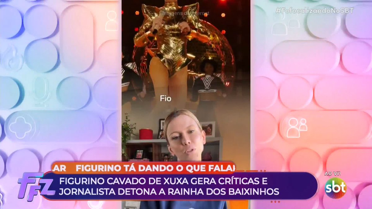 Figurino cavado de Xuxa gera críticas, e jornalista detona a Rainha dos Baixinhos #FofocalizandoNoSBT