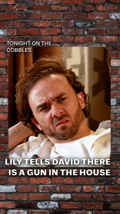 What is David going to do to? 😳 #Corrie