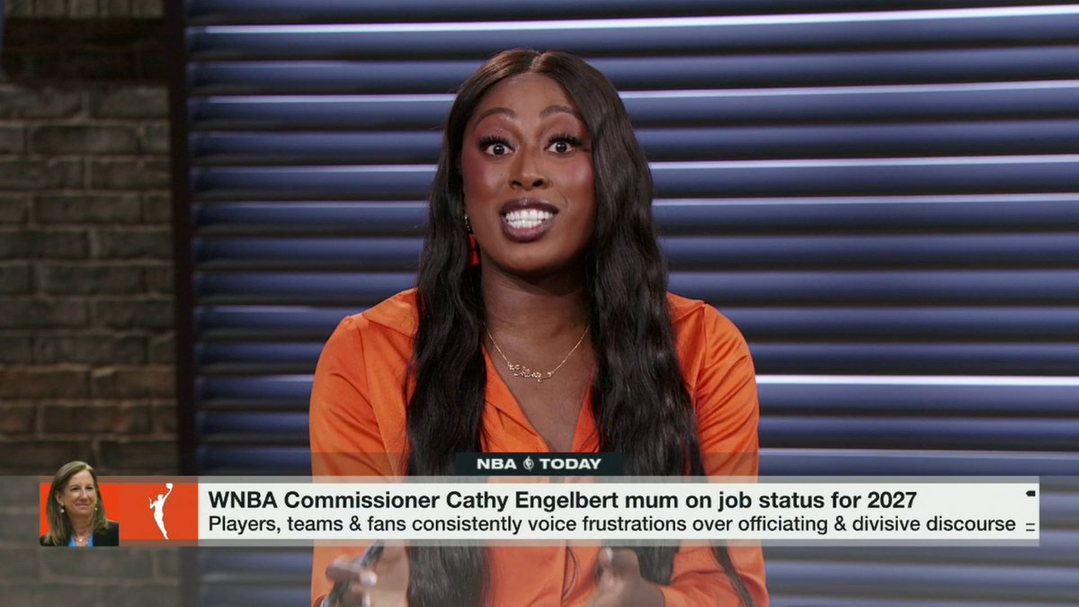 "Over the past year or so, the dynamics have changed." Chiney Ogwumike weighs in on the uncertainty surrounding Cathy Engelbert's future as WNBA commissioner ✍️