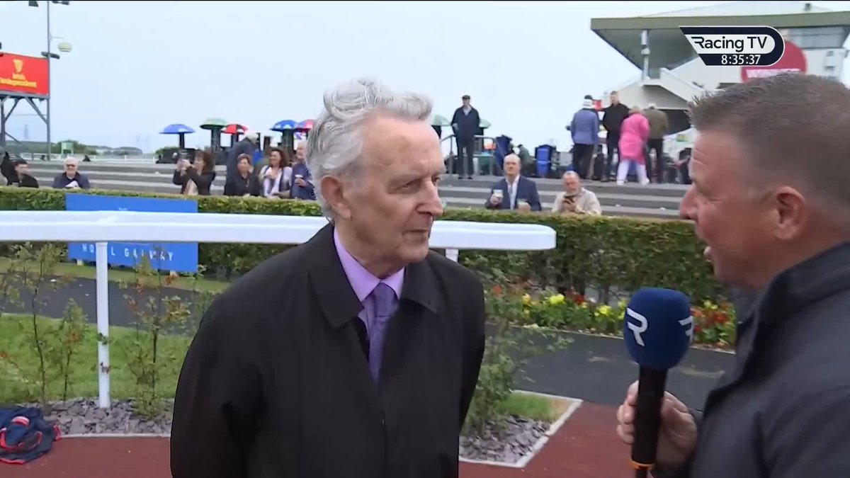 🗣️ "By this time next year you might be talking about the Arc..." Great insight from Jim Bolger on his Galway Races bumper winner Teofil and exciting filly Sparan Nua 👇