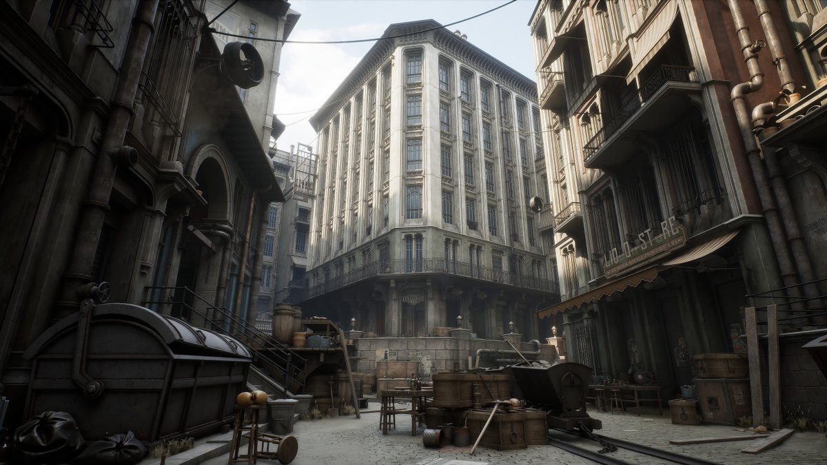 Senior Environment Artist Mario Fernández breaks down the creation of Grimward District, a Dishonored II-inspired scene. In this article, he talks ref, blockout, modular kits, prop & texturing breakdown, materials, blueprints, lighting & atmosphere.