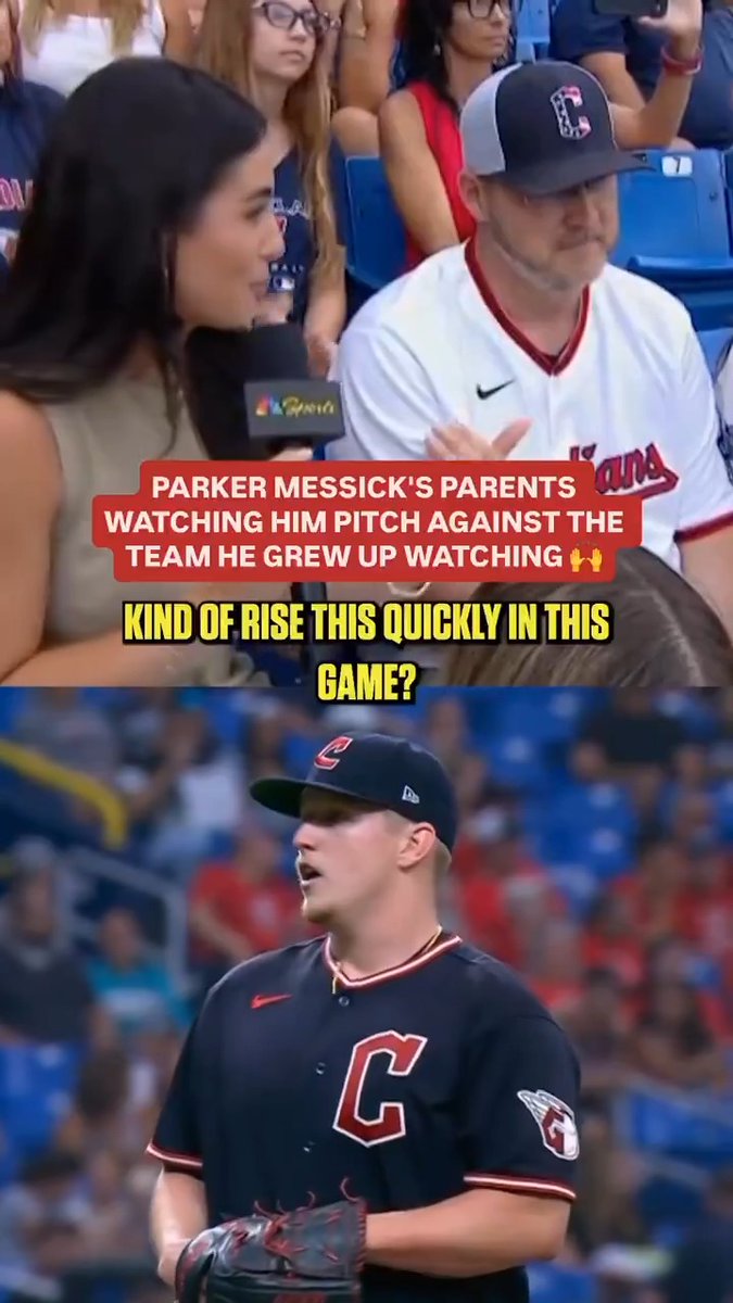 Parker Messick grew up going to Rays games. On Sunday, he pitched against the team he is all too familiar with. 🥹