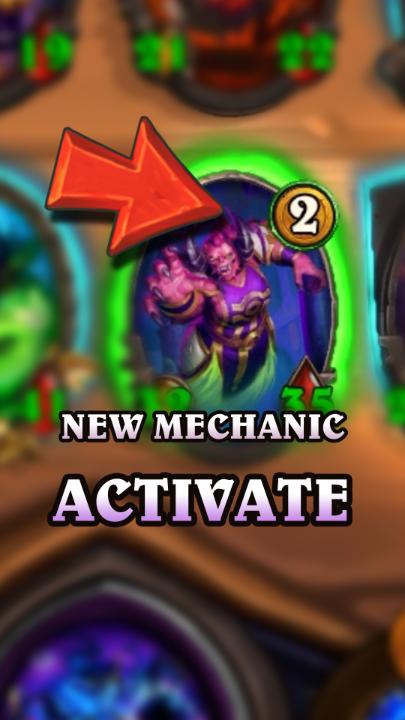 ▶️ 👈 It is time to ACTIVATE your new ability in Battlegrounds! This is a whole new way to spend mana and build your warband during the recruit phase. Check out our new keyword along with some new Neutral minions!