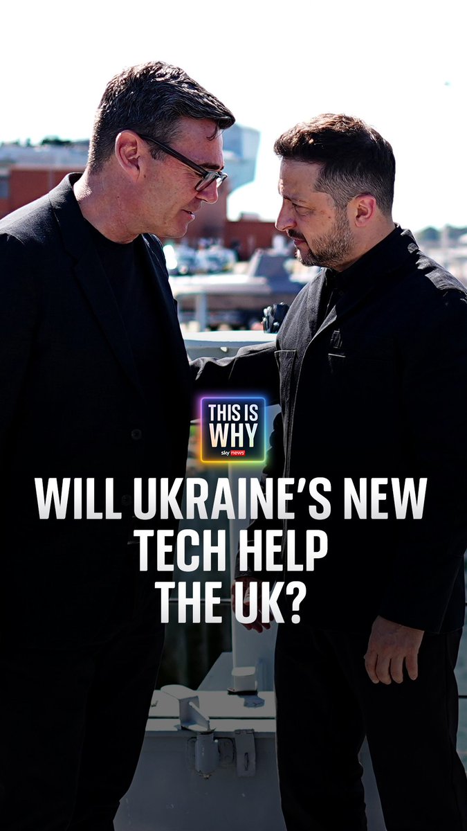Why Burnham benefits from the Zelenskyy visit On the latest episode of This is Why, Mhari Aurora and Sky's military analyst, Professor Michael Clarke, discuss how important the UK's support is for Ukraine and how long it can last. Listen now 🔗