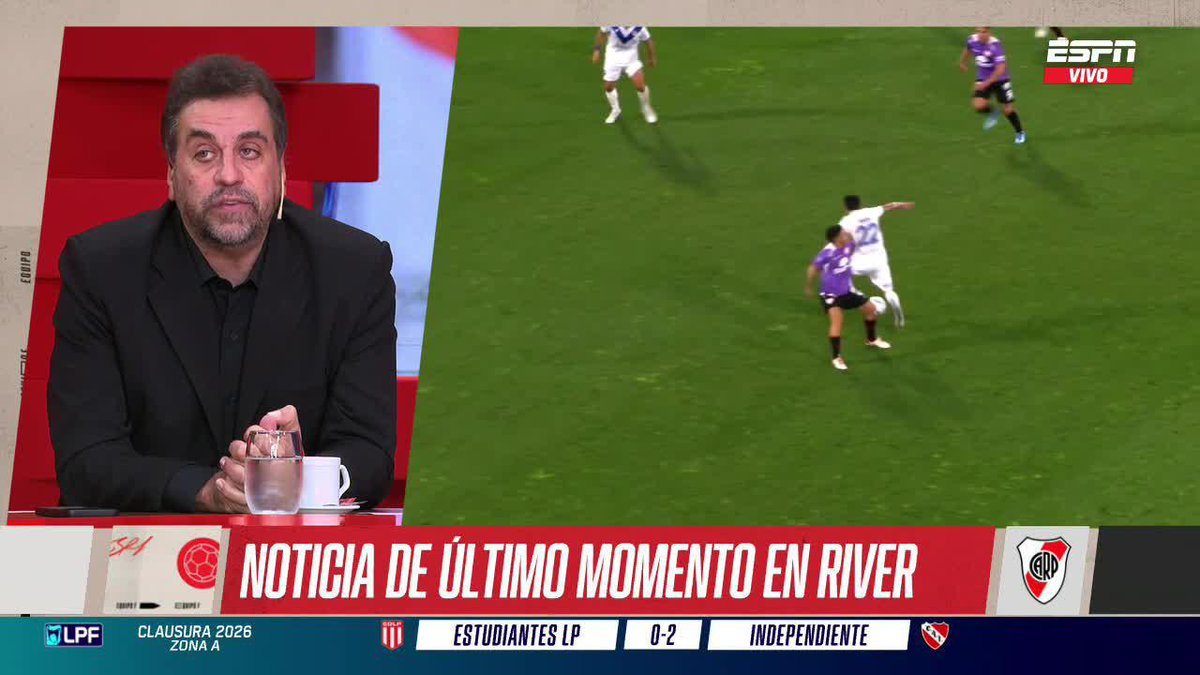 ÚLTIMO MOMENTO EN RIVER: Tobías Andrada, muy cerca de llegar al Millonario. La información de Nicolas Distasio. ▶️ Mirá #ESPNEquipoF en el Plan Premium de #DisneyPlus