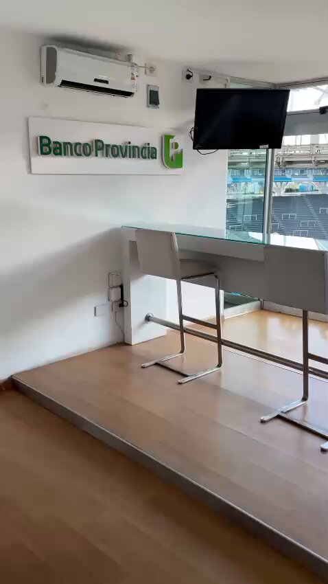 así que así se ven los palcos muy lindo el mono ambiente