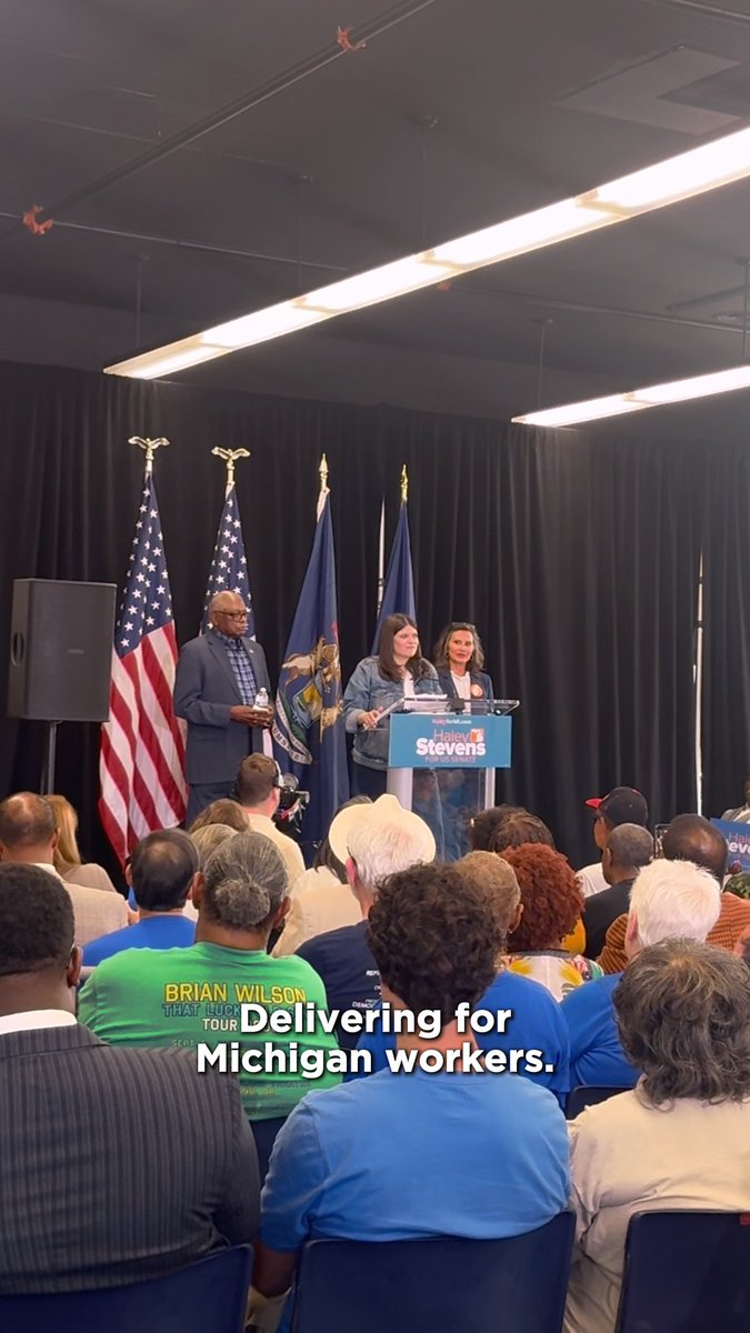 I’m ready to meet the moment for us as Michiganders. That’s nothing new to me. Because I’ve always fought and DELIVERED for working families.