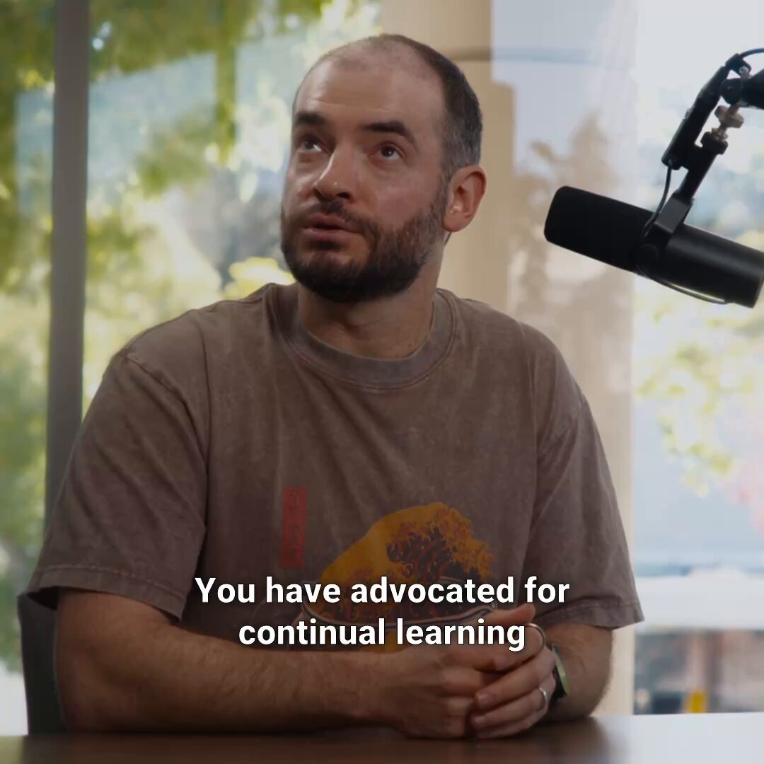 Ilya Sutskever: Humans aren’t AGI; they know little and learn constantly. Pretrained AGI on the other hand, overshoots by skipping that trial-and-error phase. Real intelligence comes from ongoing learning, not from starting out “finished.”