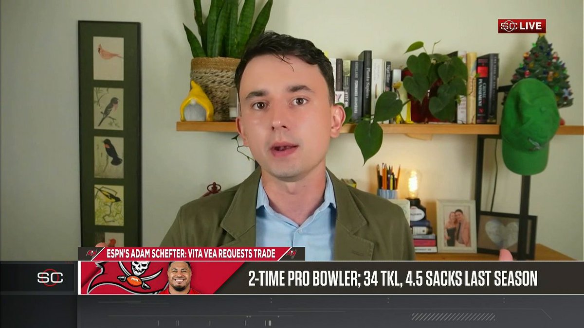"This is not surprising." Benjamin Solak speaks on DT Vita Vea requesting a trade from the Buccaneers 🏈